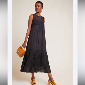 NWT Anthropologie Karina Lace Maxi Dress